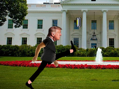 Jogo Desafio Trump Wobble Walk  online