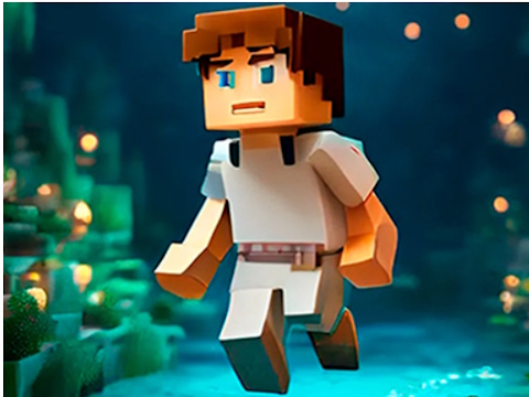 Jogo Noobik Parkour em uma caverna!  online