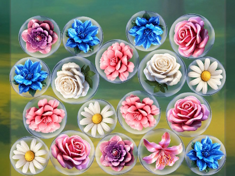 Jogo Mesclar flores!  online