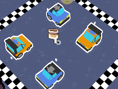 Jogo Bloqueando a fuga do carro  online