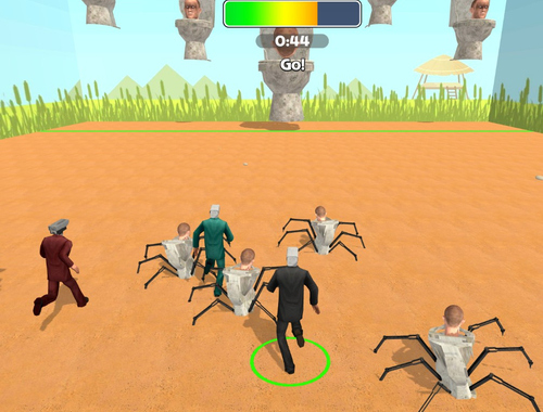 Jogo Sobrevivência do Cinegrafista Vs Skibidi  online