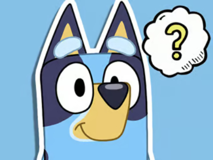 Jogo Questionário para crianças: curiosidades sobre o enredo de Bluey  online