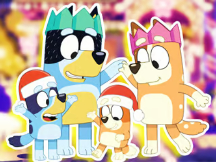 Jogo Quebra-cabeça: Véspera de Natal da Família Bluey  online