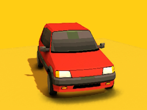 Jogo Descida escorregadia de carro  online