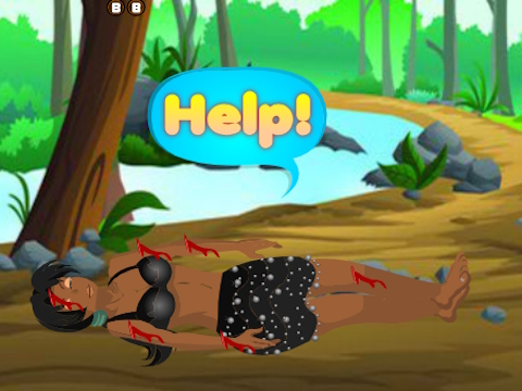Jogo Resgatar menina da tribo ferida  online