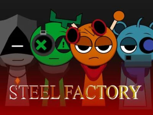 Jogo Sprunki x SepBox: Fábrica de Aço  online