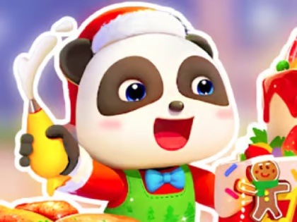 Jogo Quebra-cabeça: Chef de Natal do Bebê Panda  online