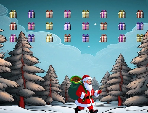 Jogo Invasores espaciais: edição de Natal  online