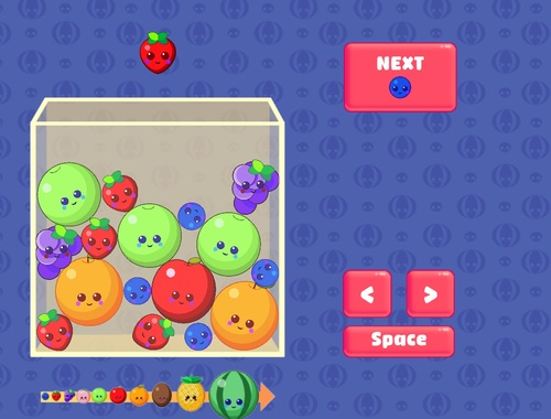Jogo Fusão de frutas  online