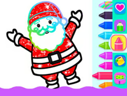 Jogo Desenho de criança: Natal  online