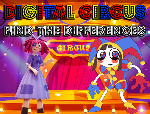 Jogo Circus digital encontra as diferenças  online