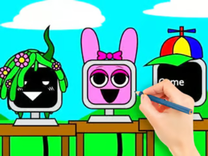 Jogo Livro para colorir: Spurnki Fun Computer  online
