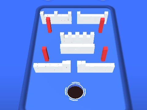 Jogo Hole 3D Color Block Game online