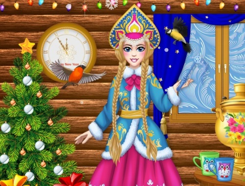 Jogo Princesa de gelo russo Snegurochka  online