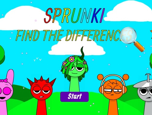 Jogo Spunki encontra as diferenças  online