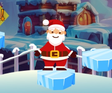 Jogo Salto festivo do Papai Noel  online