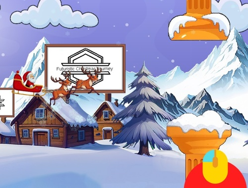 Jogo Jornada de Natal futurista  online