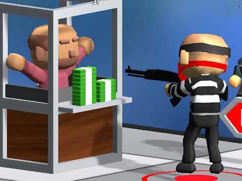 Jogo Bank Robbery Puzzle Shooter online