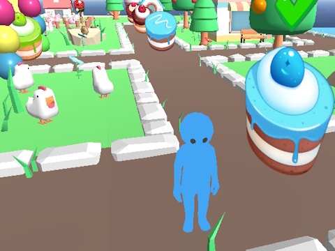 Jogo Obby colecione bolos doces  online