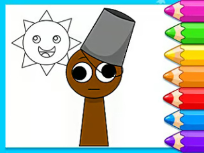 Jogo Livro para colorir: Sprunki Brud  online