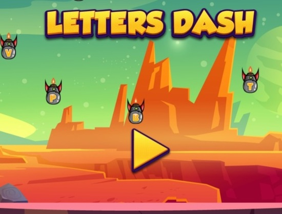 Jogo Letras correr  online
