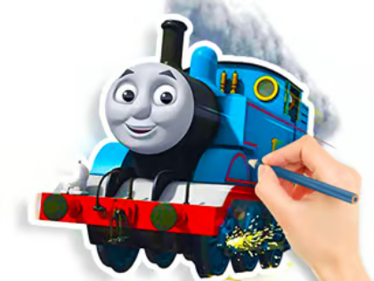 Jogo Livro para colorir: Thomas  online