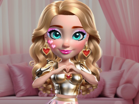Jogo Corações vibrantes glamour vs punk  online