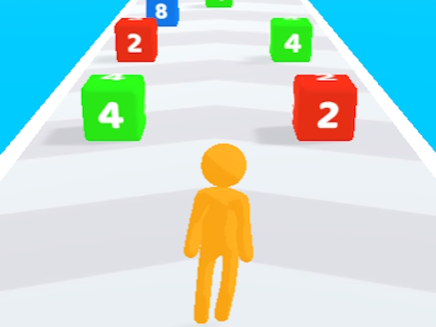 Jogo Cube Stack 2048 online