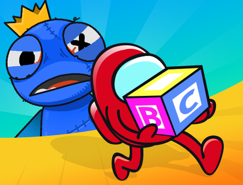 Jogo Esconder e procurar monstro azul  online