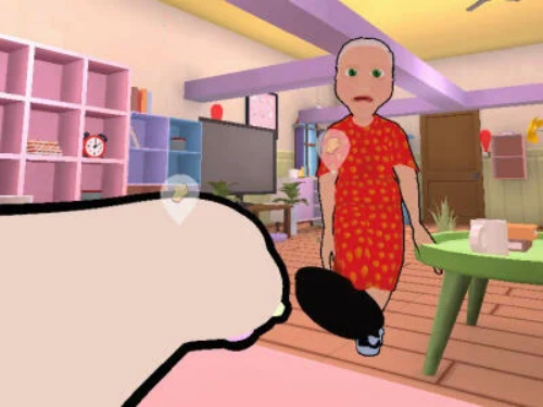 Jogo Gato e vovó: fuga  online