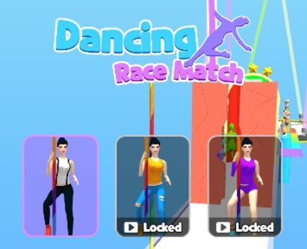 Jogo Dançando a partida de corrida  online