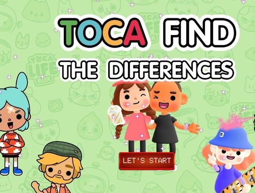 Jogo Toca encontra as diferenças  online