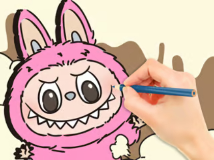 Jogo Livro para colorir: Labubu  online
