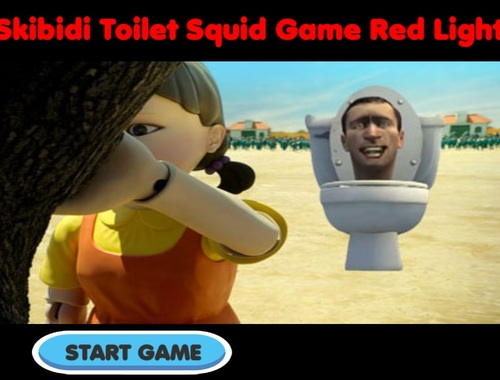 Jogo Skibidi Squid Game Light Red Light  online