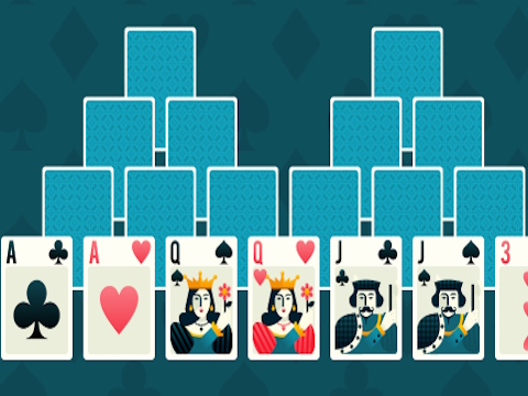 Jogo Trieaks Solitaire  online