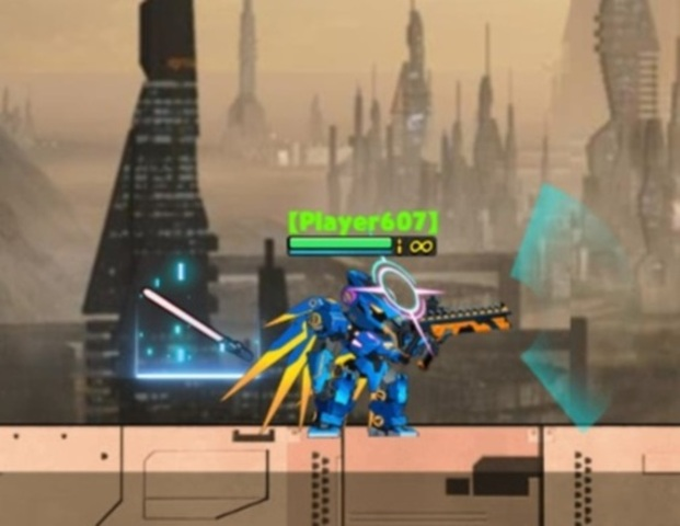 Jogo Robôs de guerra Battle Mech Arena  online