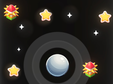 Jogo Tiro dividido: aventura de bola  online