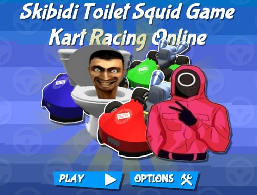 Jogo Skibidi Squid Game Racing Kart Online  online