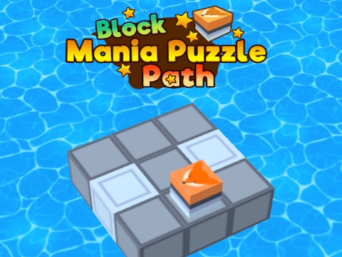 Jogo Caminho de quebra -cabeça de Mania Block  online