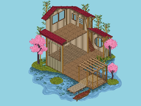 Jogo Pixel House online