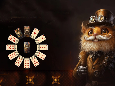 Jogo Relógio Solitaire  online