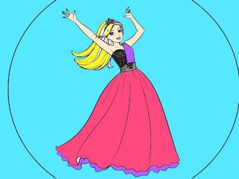 Jogo Livros para colorir da Barbie  online