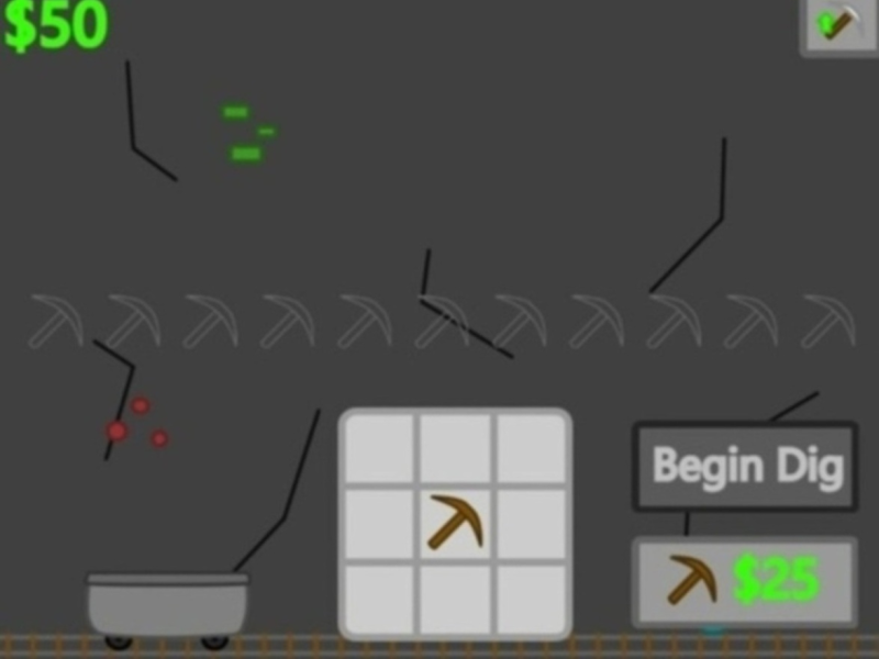 Jogo Minerando para cima  online
