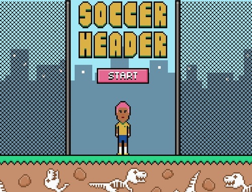 Jogo Cabeçalho de futebol  online