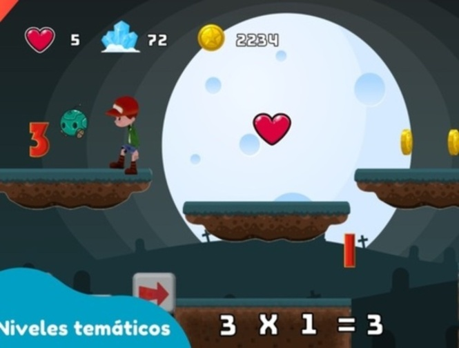 Jogo A aventura matemática de Sam  online