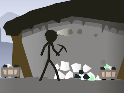 Jogo Simulador de mineração Stickman  online
