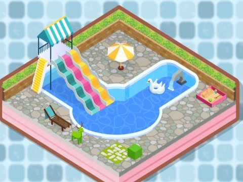 Jogo Decoração: minha piscina  online