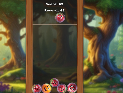 Jogo Combine frutas em bolhas!  online