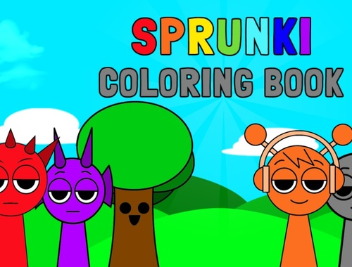 Jogo Livro para colorir Spunki  online