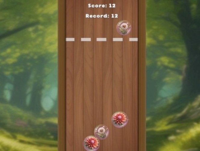 Jogo Mesclar flores em bolhas 2048!  online